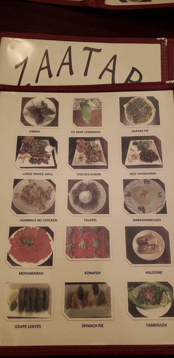 ZAATAR Mediterranean Cuisine Menu - Image 4